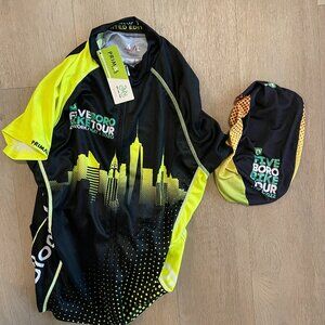 NWT Primal Five Boro Bike Tour NYC Full Zip 2020 edition Women's jersey small